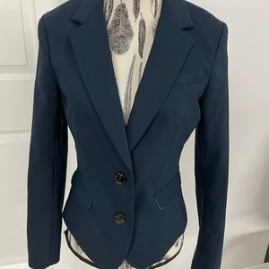 H&M navy fitted jacket.